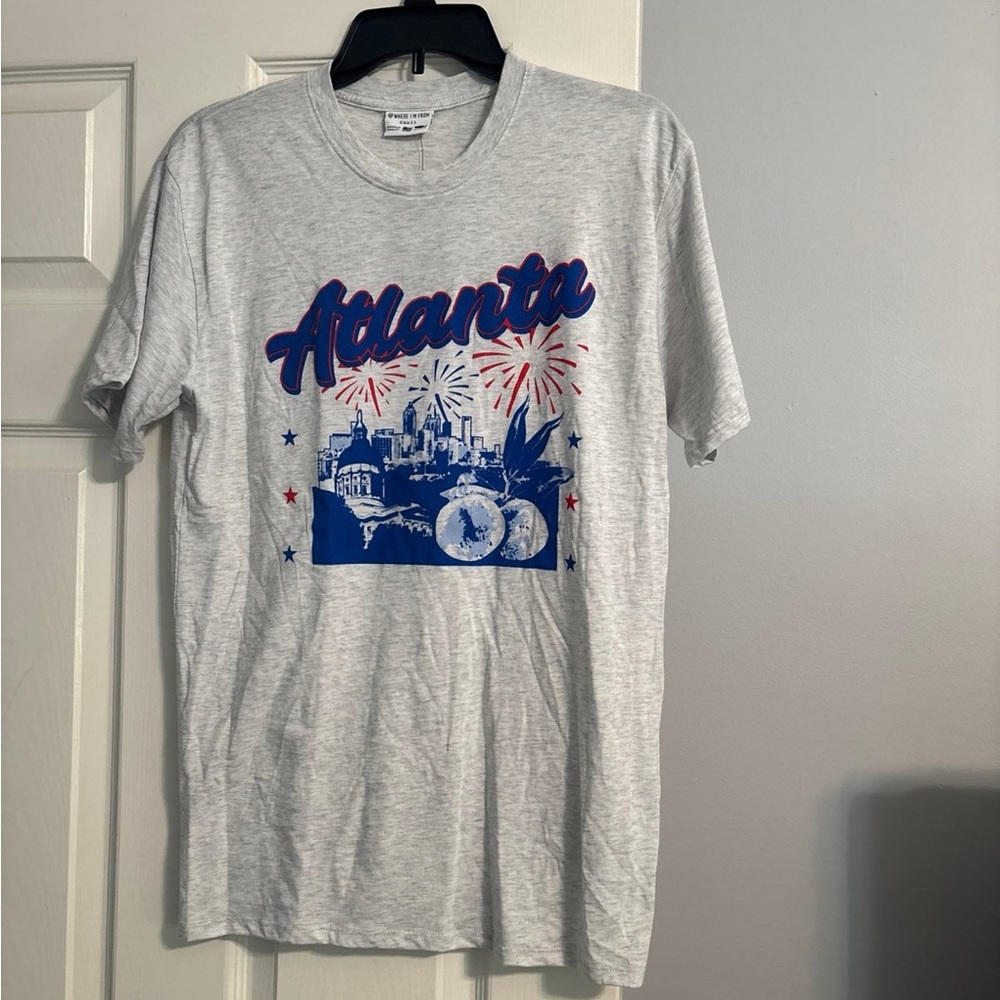 Where I'm From Atlanta  Gray T-Shirt